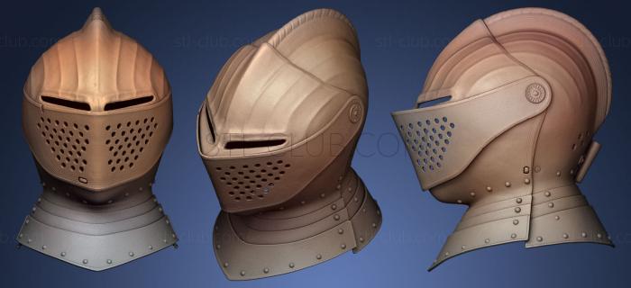 3D мадэль Средневековый шлем IV (STL)